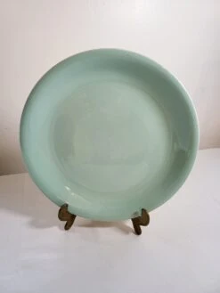 Plat Rond En Faience Ceranord St Amand Vert Mint Plats, Saladiers Et Coupelles