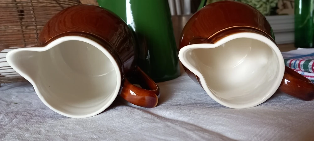 2 Pots à Lait/crémiers De Bistrot Thé, Café Ou Petit Cacao 7 2 Pots à Lait/crémiers De Bistrot Thé, Café Ou Petit Cacao – Image 7