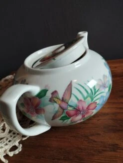 Théière Porcelaine Motif Floral Exotique, Peint Main, Vintage Thé, Café Ou Petit Cacao -Cuisine Fournitures Soldes Boutique 1000x1000 1000007426 qvr6z 1464920821