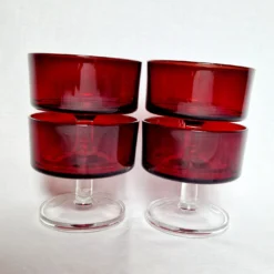 Coupe De Champagne, Couleur Rouge Rubis BP Verres