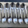12 Cuillères En Métal Argenté - 84 Gr JB Couverts