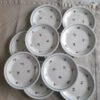 Lot De 10 Assiettes Fleuries ORCERAME Artois Moulin Des Loups Assiettes