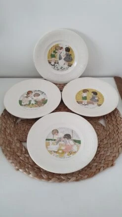Assiettes Sarreguemines Illustration Enfants Assiettes