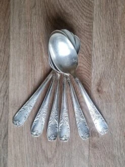 6 Cuillères à Soupe En Plaqué Argent, Art Nouveau, 84gr, 1940-1950 Couverts -Cuisine Fournitures Soldes Boutique 1000x1000 20231105 122007 0l10n 686224025