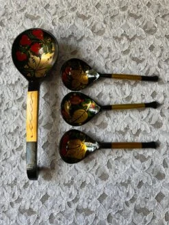 Cuillères KHOKHLOMA Russe Peint Main Couverts