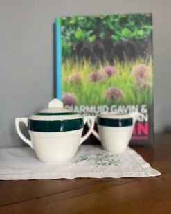 Sucrier Et Pot à Lait En Faïence Thé, Café Ou Petit Cacao