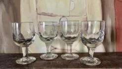 4 Verres Anciens Verres