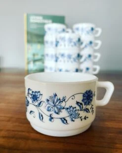 6 Tasses à Café Arcopal Modèle Aster Thé, Café Ou Petit Cacao