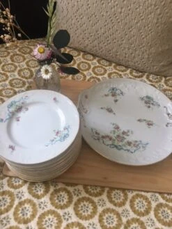 Assiettes Et Plat à Dessert En Porcelaine Assiettes