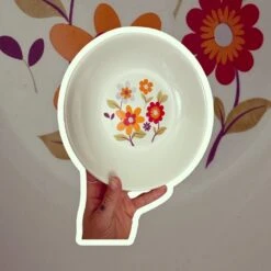 Lot De 5 Assiettes En Céramique Vintage Décor Floral Assiettes