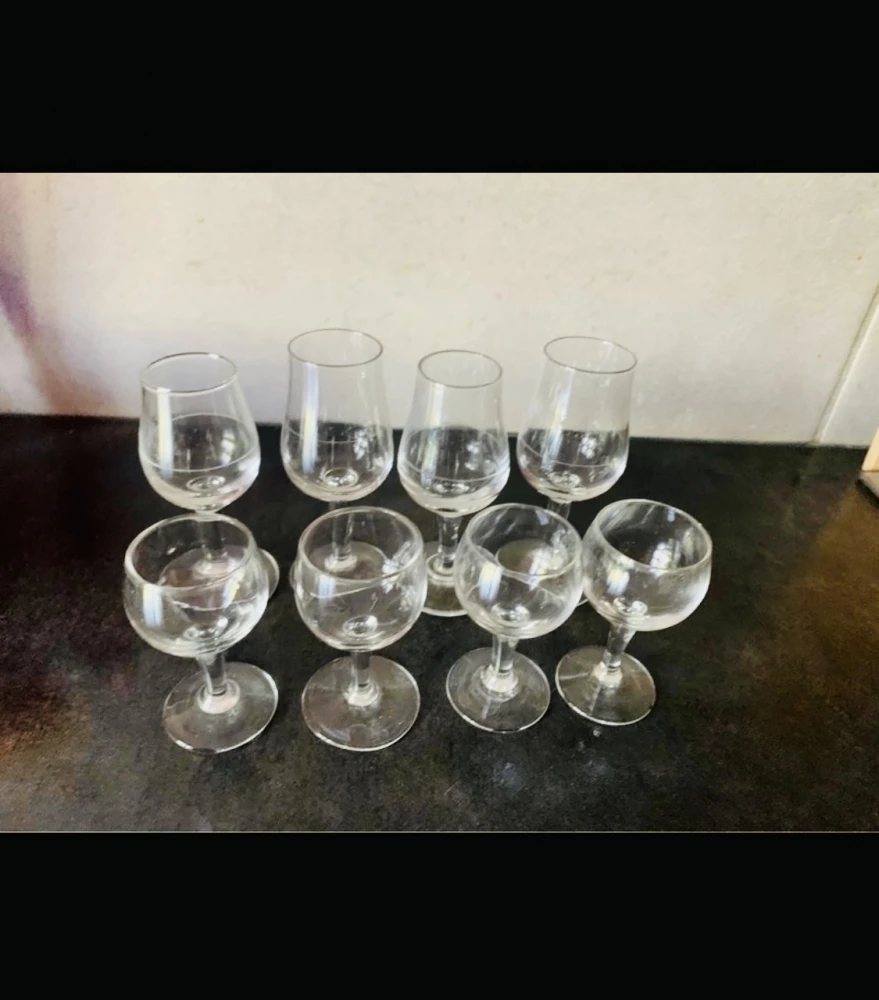 Lot 8 Verres Digestifs Verres 2 Lot 8 Verres Digestifs Verres – Image 2