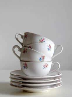 Service à Café Sarreguemines Thé, Café Ou Petit Cacao