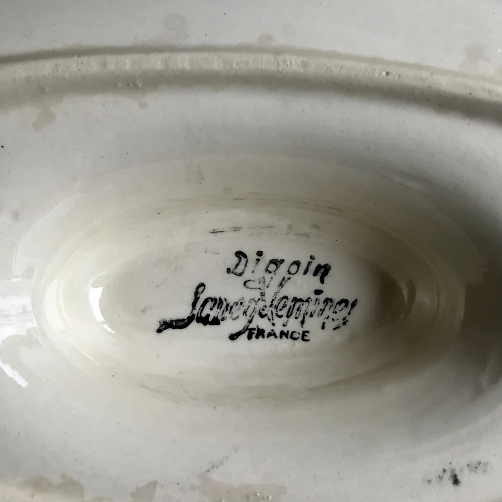 Saucière Ancienne Ivoire Digoin Sarreguemines Plats, Saladiers Et Coupelles 5 Saucière Ancienne Ivoire Digoin Sarreguemines Plats, Saladiers Et Coupelles – Image 5