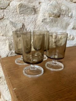 4 Verres à Pied Luminarc, Modèle Suède Verres