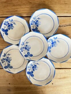 6 Petites Assiettes Gien Assiettes