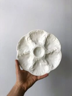 Lot De 4 Assiettes à Coquillages GIEN En Faïence Blanche Majolique Blanche TBE Assiettes -Cuisine Fournitures Soldes Boutique 1000x1000 img 1639 2tibs 689607545