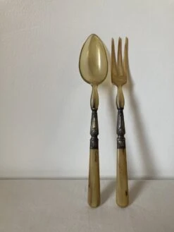 Couverts à Salade En Corne Couverts