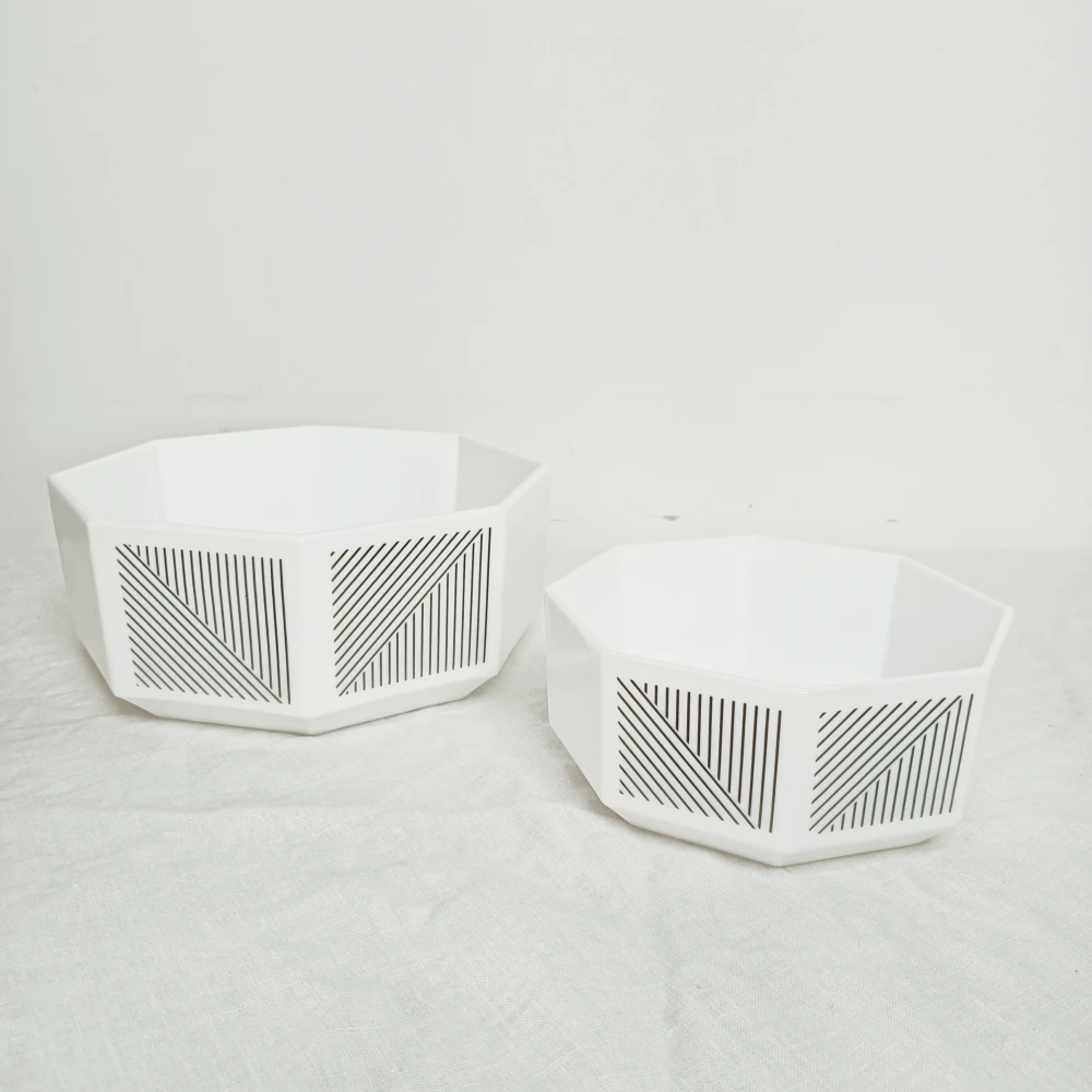 Lot De 2 Saladiers Arcopal Octime Plats, Saladiers Et Coupelles 5 Lot De 2 Saladiers Arcopal Octime Plats, Saladiers Et Coupelles – Image 5