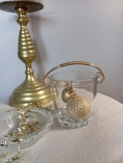Seau à Glace Rond En Verre, Anse Dorée, Vintage Verres -Cuisine Fournitures Soldes Boutique 1000x1000 img 20231110 160232 a9j9x 867436606