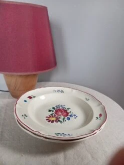 2 Assiettes Creuses Fleuries, Villeroy Et Boch Mettlach, Sarre 1950 Assiettes -Cuisine Fournitures Soldes Boutique 1000x1000 img 20240206 150516 auwtl 15638424