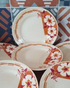 Assiettes à Dessert Anciennes Assiettes