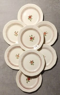 8 Assiettes Sarreguemines Armelle Assiettes