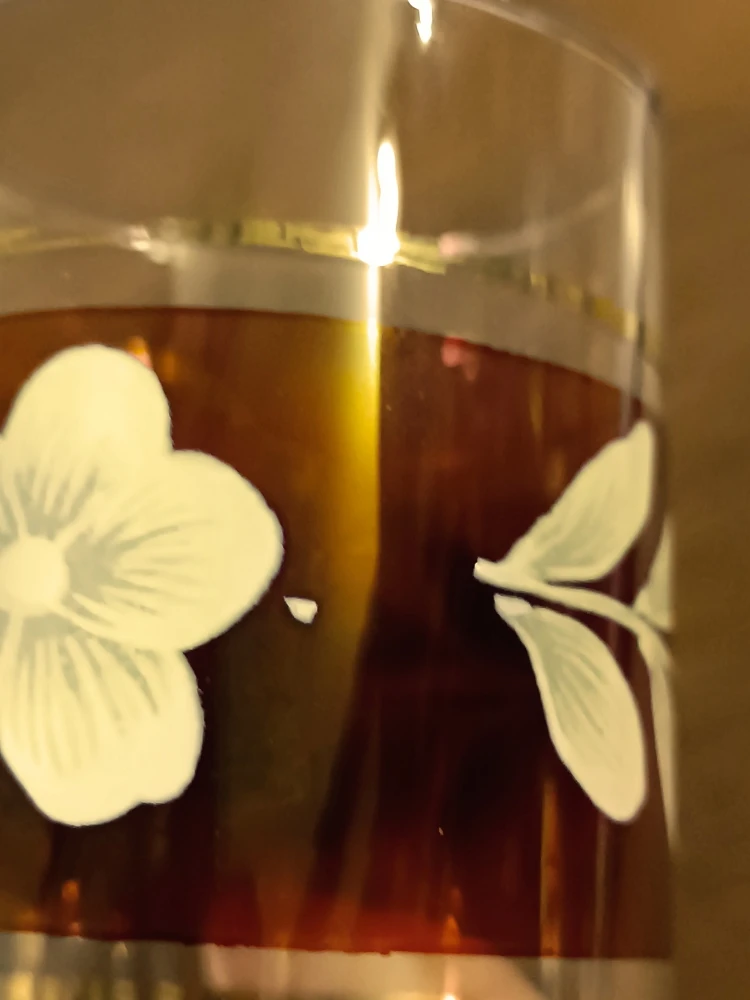 3 Verres Fleuris Style Années 50 Verres 2 3 Verres Fleuris Style Années 50 Verres – Image 2