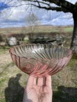 Petit Saladier Vintage Arcoroc Modèle Rosaline Plats, Saladiers Et Coupelles