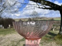 Grand Saladier Vintage Arcoroc Modèle Rosaline Plats, Saladiers Et Coupelles