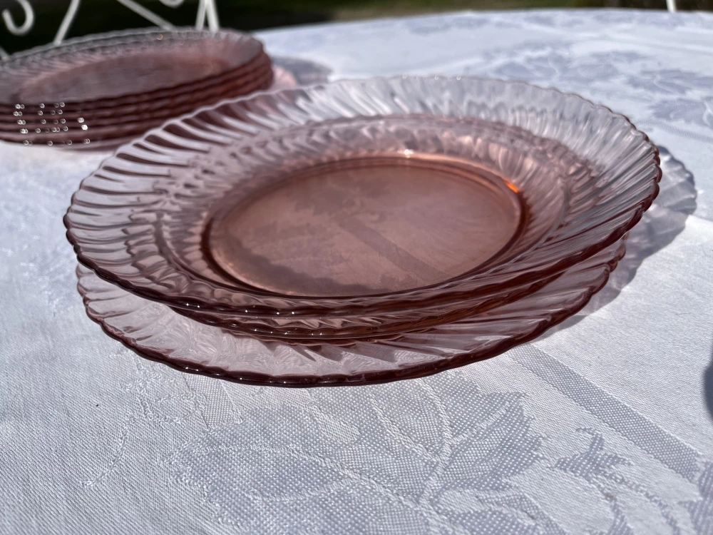 Lot De 3 X 6 Assiettes, Plates, Creuses Et Dessert Arcoroc Modèle Rosaline Assiettes 2 Lot De 3 X 6 Assiettes, Plates, Creuses Et Dessert Arcoroc Modèle Rosaline Assiettes – Image 2