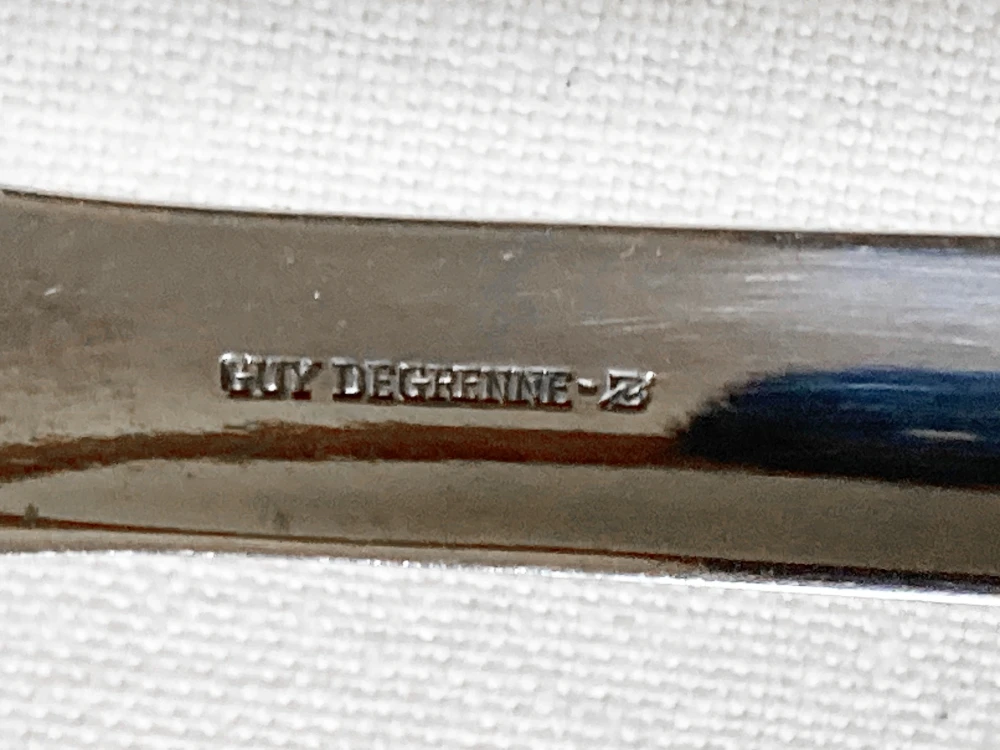 Couverts De Service En Inox Et Bakélite, Guy Degrenne Couverts 6 Couverts De Service En Inox Et Bakélite, Guy Degrenne Couverts – Image 6