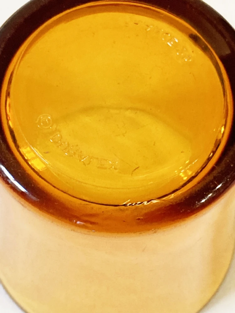 Verres Duralex En Verre Ambré, Années 1970 Verres 4 Verres Duralex En Verre Ambré, Années 1970 Verres – Image 4