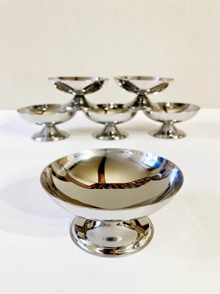 Coupes à Glace Guy Degrenne, Années 1970-1980 Plats, Saladiers Et Coupelles 3 Coupes à Glace Guy Degrenne, Années 1970-1980 Plats, Saladiers Et Coupelles – Image 3