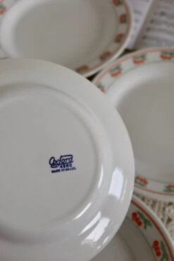 Service 12 Pièces Assiettes Porcelaine Vintage Brésilienne Liseré Vert Orange Et Motif Fruits Assiettes -Cuisine Fournitures Soldes Boutique 1000x1000 img 5177 zqs8z 1680918198