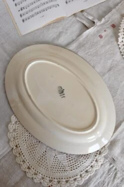 Plat De Service Oval Vintage Faïence Longchamp Modèle Agen Plats, Saladiers Et Coupelles -Cuisine Fournitures Soldes Boutique 1000x1000 img 5584 lh1zv 723554593