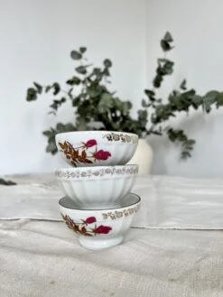 Trio De Petits Bols à Café Au Lait Vintage Porcelaine Blanche De Chauvigny Motif Fleuri Cottage Core Thé, Café Ou Petit Cacao -Cuisine Fournitures Soldes Boutique 1000x1000 img 5889 n13be 1953294761
