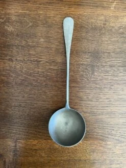 Ancienne Louche En étain 32cm Couverts