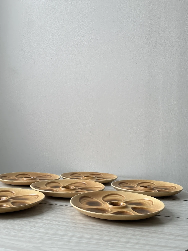 6 Assiettes à Huitres Salins France Assiettes 8 6 Assiettes à Huitres Salins France Assiettes – Image 8