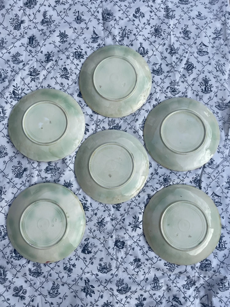 6 Assiettes à Dessert ONNAING Assiettes 4 6 Assiettes à Dessert ONNAING Assiettes – Image 4