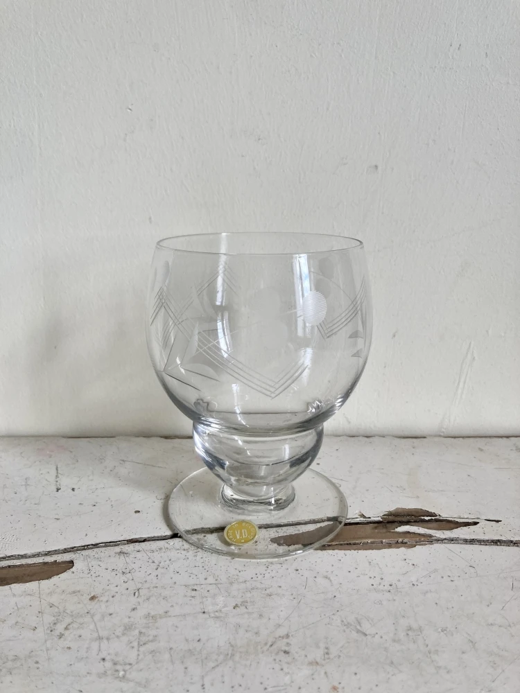 Lot De 10 Verres Verrerie Doyen Made In Belgium, Vintage, Gravés Verres 3 Lot De 10 Verres Verrerie Doyen Made In Belgium, Vintage, Gravés Verres – Image 3
