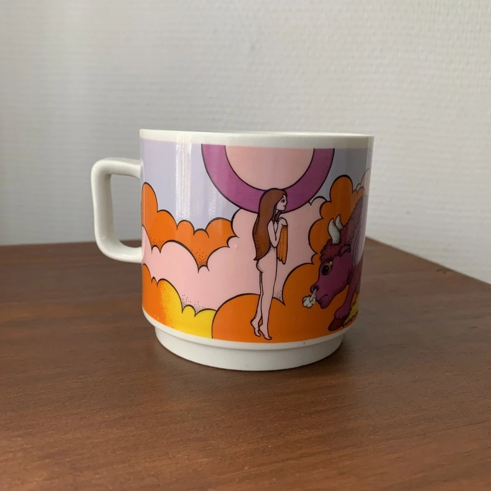 *RARE* Tasse Vintage Du Zodiaque "Taureau" Thé, Café Ou Petit Cacao 9 *RARE* Tasse Vintage Du Zodiaque "Taureau" Thé, Café Ou Petit Cacao – Image 9