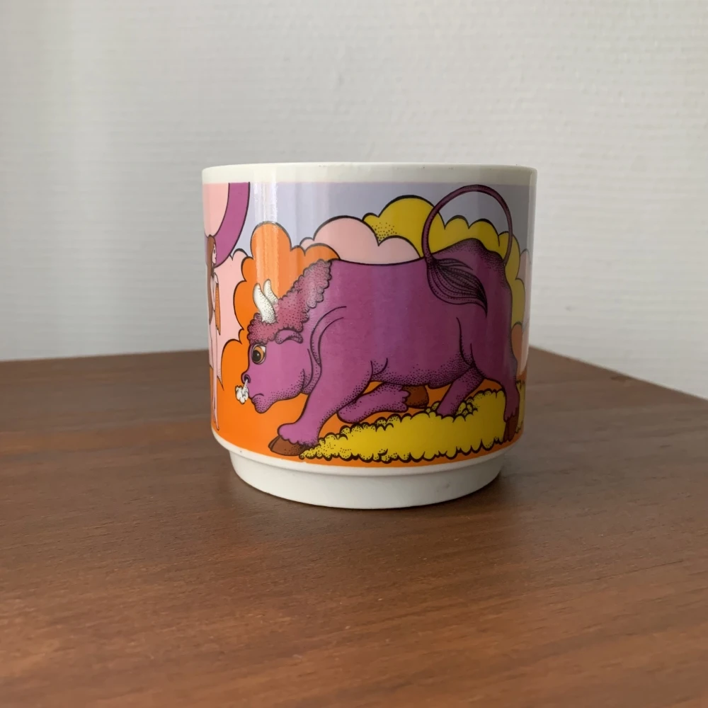 *RARE* Tasse Vintage Du Zodiaque "Taureau" Thé, Café Ou Petit Cacao 2 *RARE* Tasse Vintage Du Zodiaque "Taureau" Thé, Café Ou Petit Cacao – Image 2