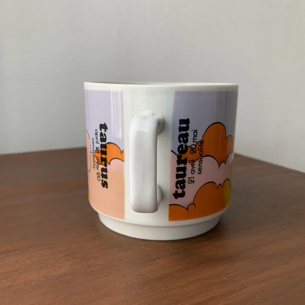 *RARE* Tasse Vintage Du Zodiaque "Taureau" Thé, Café Ou Petit Cacao 4 *RARE* Tasse Vintage Du Zodiaque "Taureau" Thé, Café Ou Petit Cacao – Image 4