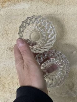 Paire De Mini Coupelles En Verre Montblanc Plats, Saladiers Et Coupelles