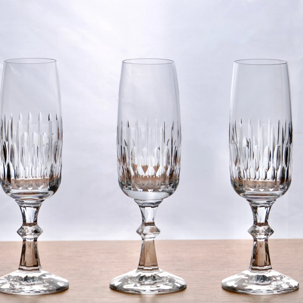 Flûtes à Champagne En Cristal Schott Zwiesel "Tango" Verres 4 Flûtes à Champagne En Cristal Schott Zwiesel "Tango" Verres – Image 4