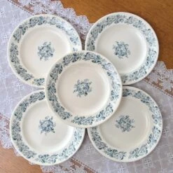 Assiettes Terre De Fer Longwy "Russe" Assiettes