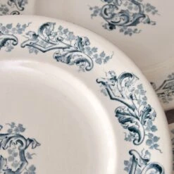 Assiettes Terre De Fer Longwy "Russe" Assiettes -Cuisine Fournitures Soldes Boutique 1000x1000 p1200011 8n1ja 734598349