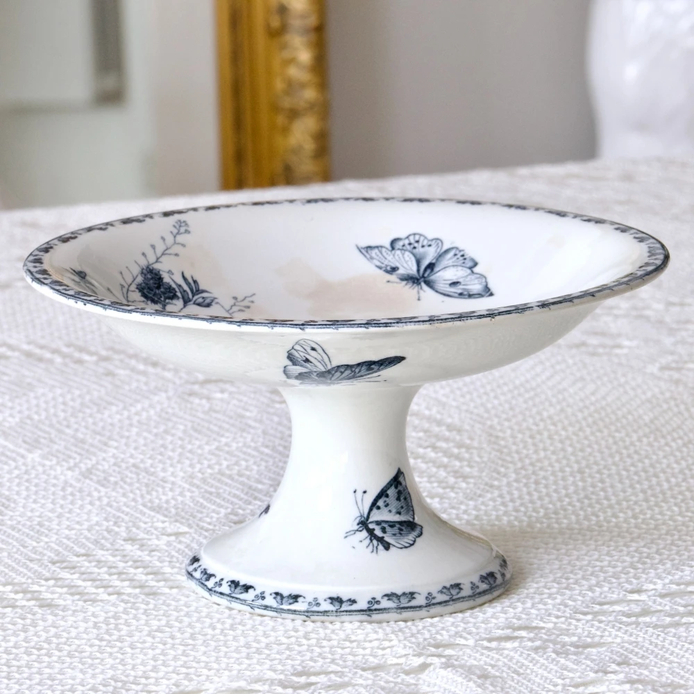 Compotier Terre De Fer Sarreguemines Carmen Plats, Saladiers Et Coupelles 2 Compotier Terre De Fer Sarreguemines Carmen Plats, Saladiers Et Coupelles – Image 2