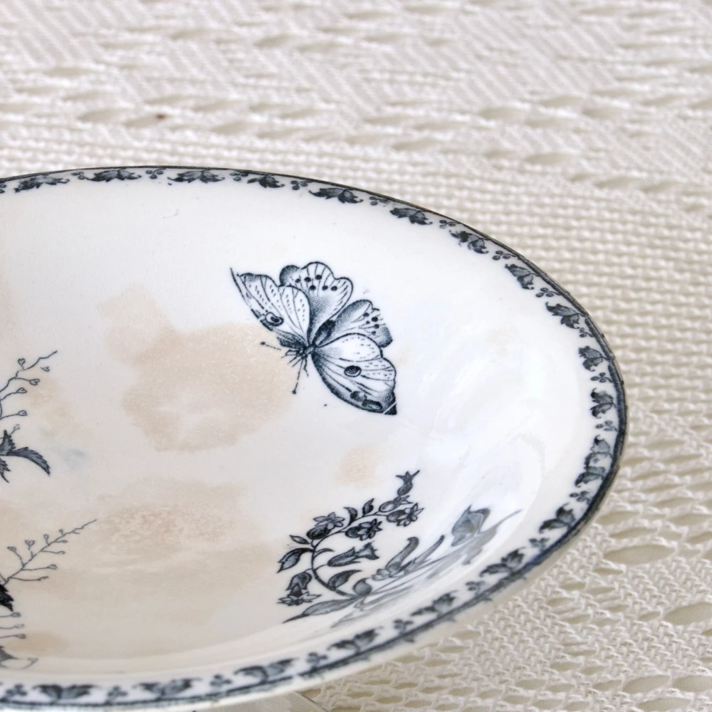 Compotier Terre De Fer Sarreguemines Carmen Plats, Saladiers Et Coupelles 10 Compotier Terre De Fer Sarreguemines Carmen Plats, Saladiers Et Coupelles – Image 10