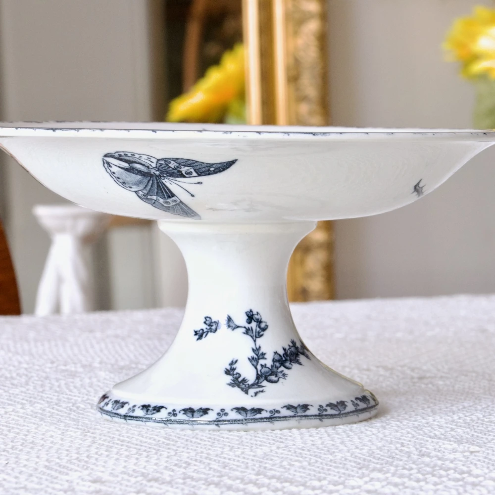 Compotier Terre De Fer Sarreguemines Carmen Plats, Saladiers Et Coupelles 4 Compotier Terre De Fer Sarreguemines Carmen Plats, Saladiers Et Coupelles – Image 4